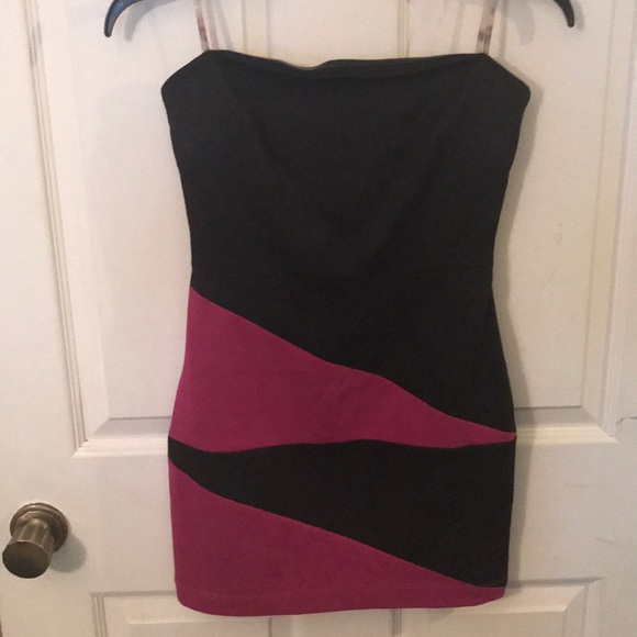 Strapless mini dress - Picture 1 of 2